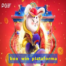 box win plataforma de jogos